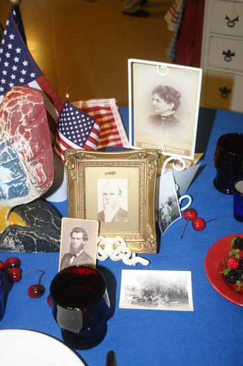The pictures of family who have served in the past are a wonderful tribute.