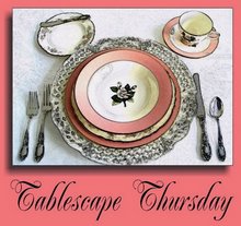Click on the logo to see all of the tablescapes this week.