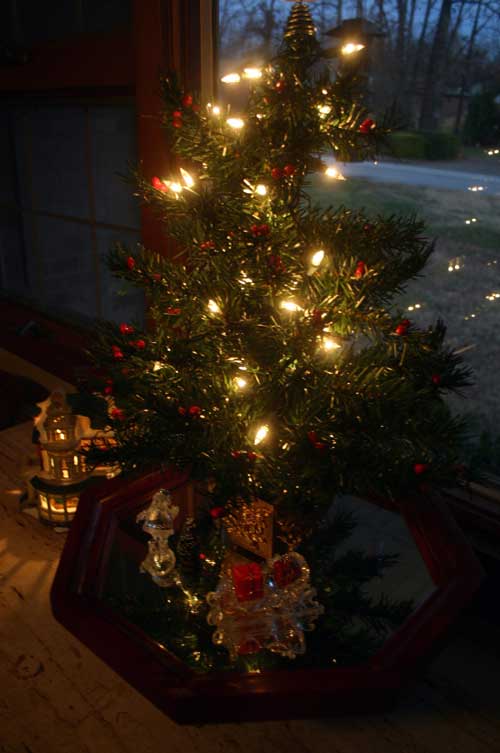 A little Christmas tree.