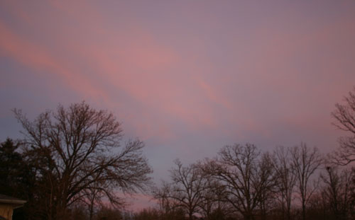 pink sky