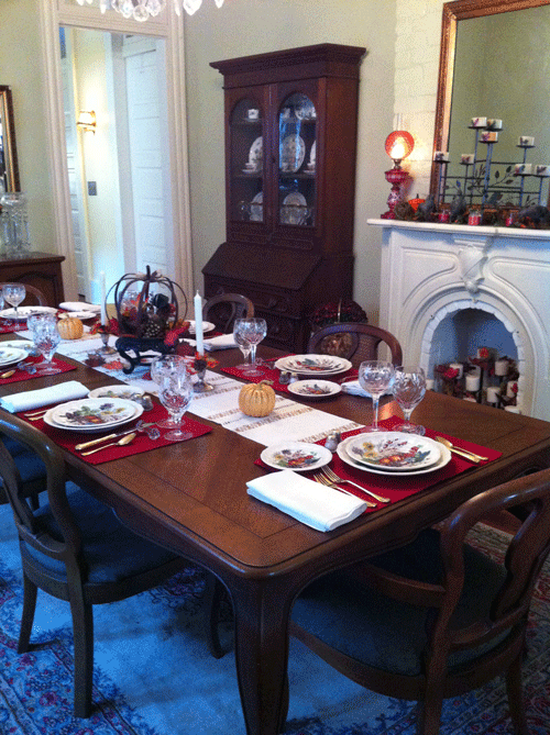 fall dinner party in New Orleans